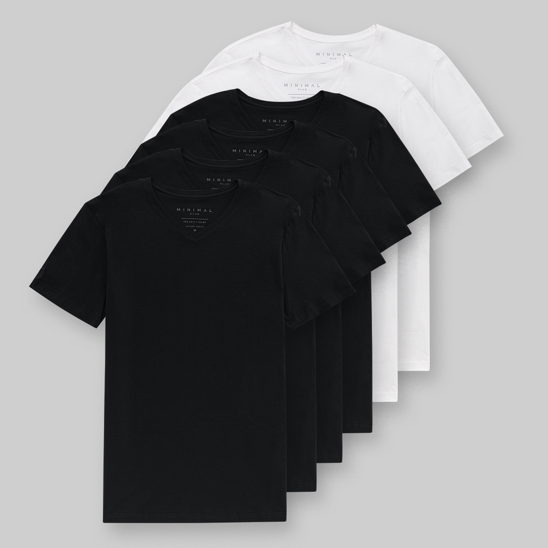 Camiseta Minimal - Compre 5 e Leve 6 + Cueca