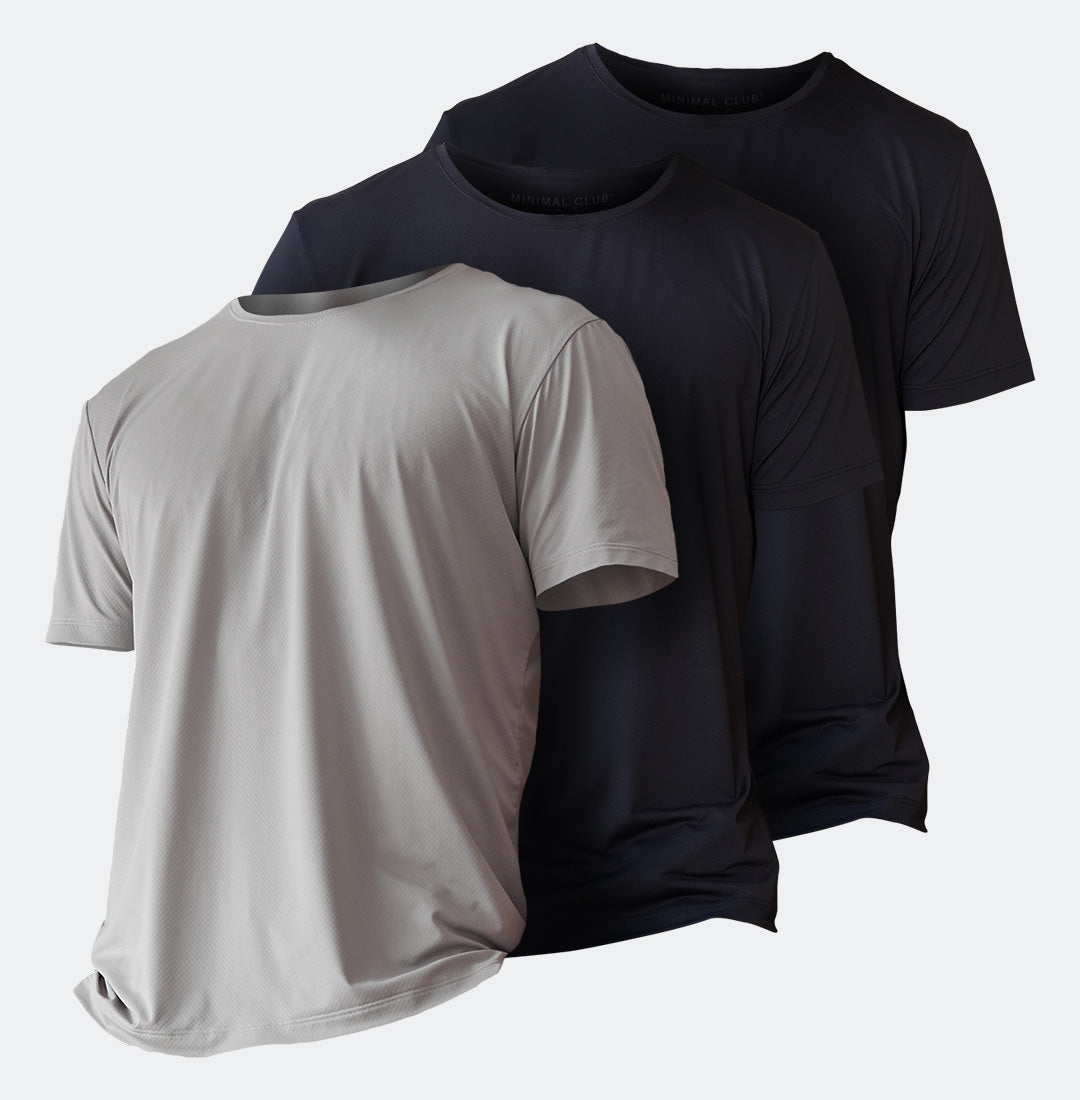 Kit 3x Camiseta Minimal Essential Fitness