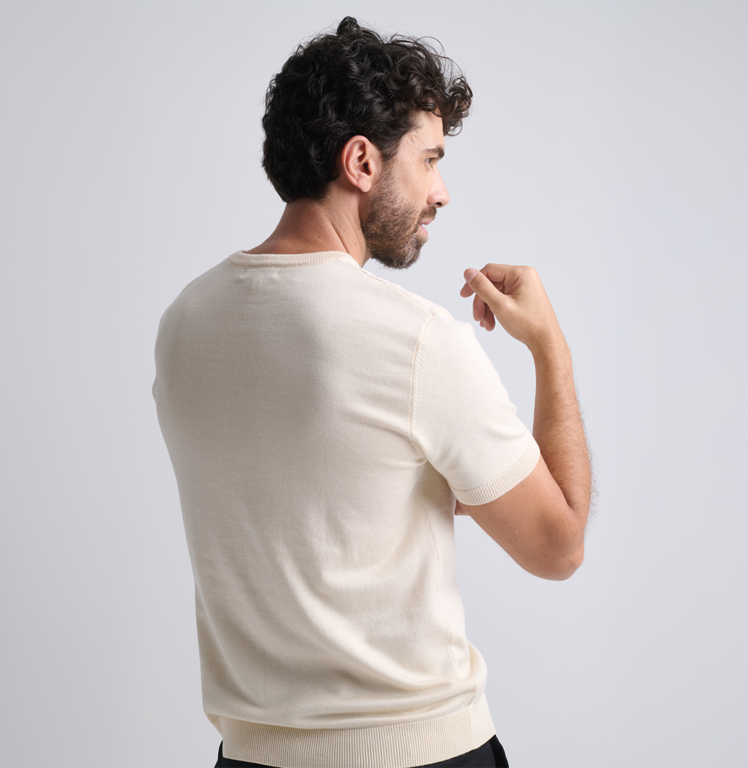 Kit 2x Camisa Henley Tricot Minimal